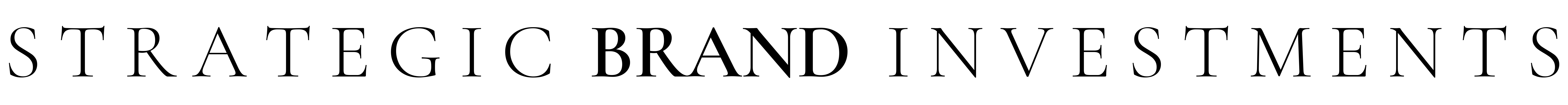 Strategic Brand Investments